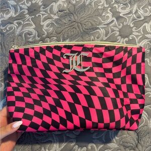 Juicy Couture Black and Pink Pouch